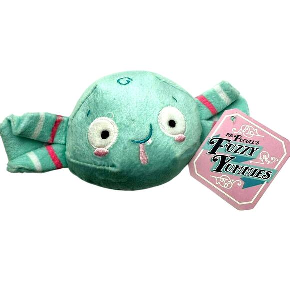 BARK BOX | NEW Mr Puggles Fuzzy Yummies Medium Plush Dog Toy Tube Crinkle Squeak - Picture 1 of 5